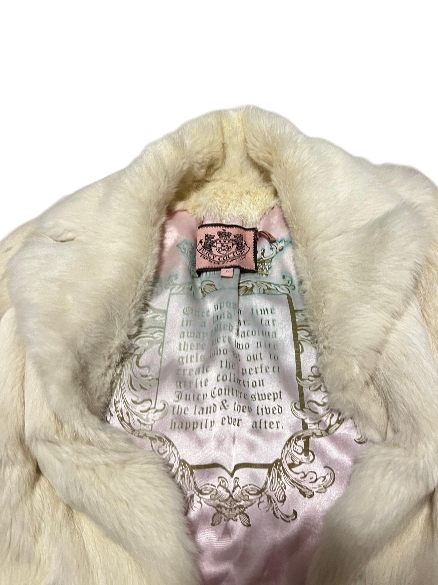 Juicy Couture rabbit fur jakki (XS)